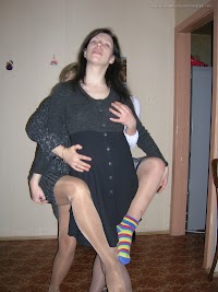 pantyhose candid feet beauty