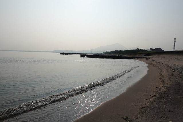 鳥取県の日吉津の海岸