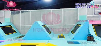 trampoline - sàn nhún - sàn bậc thể lực - jump arena