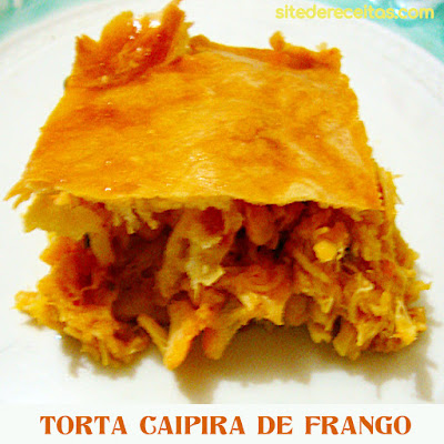 Torta caipira de frango