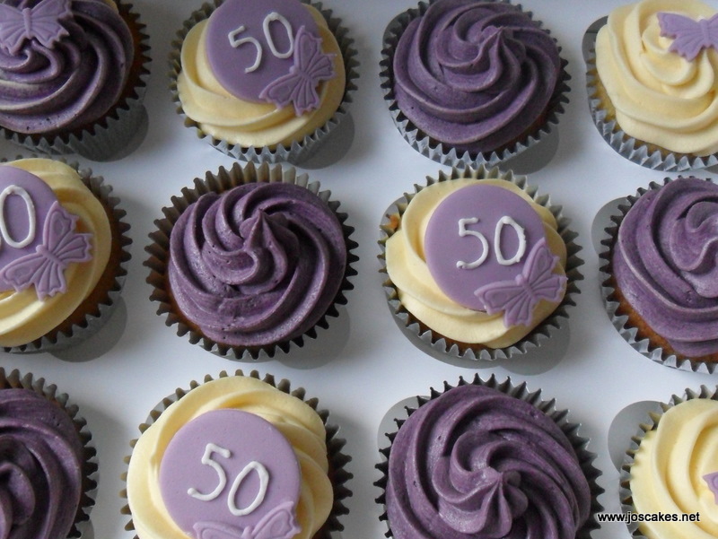 I like the colours on these they match the Jo's Cakes' purples