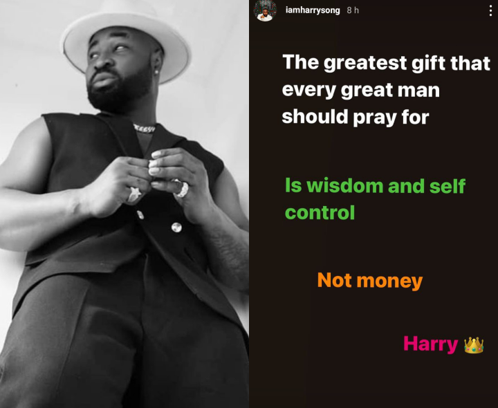 Harrysong: Great men don't pray for money