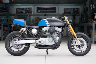 sportster tank cafe racer look by airtech streamlining