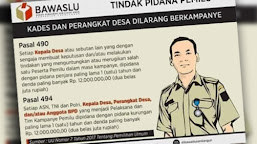 Kepala Desa Dilarang Terlibat Kampanye, Bawaslu Kep. Selayar Diminta Tegas