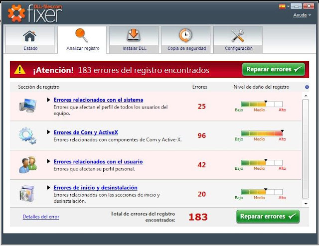 DLL Files.com Fixer v2.7 Español Descargar 1 Link 2012 Soluciona Problemas con Archivos DLL 