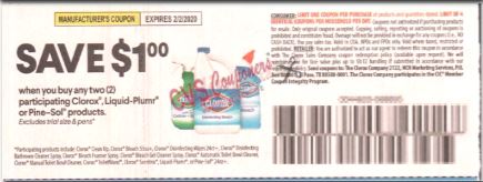 Pine Sol 24oz + Coupon from "SMARTSOURCE" insert week of 1/5/20.