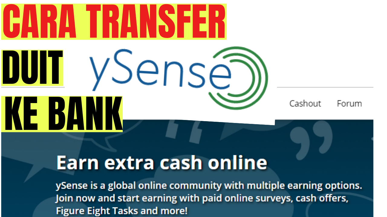 Cara Withdraw Duit USD Di ySense Ke Akaun Bank Di Malaysia.