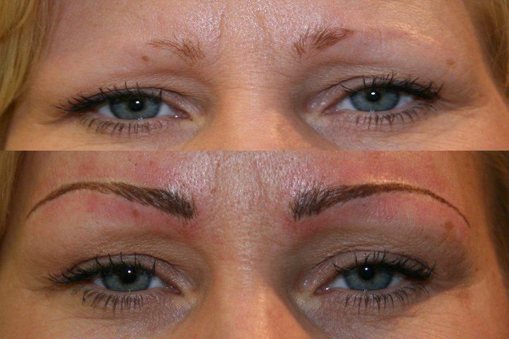 Tattooed Eyebrows Gone Wrong Natural look hair stroke brows