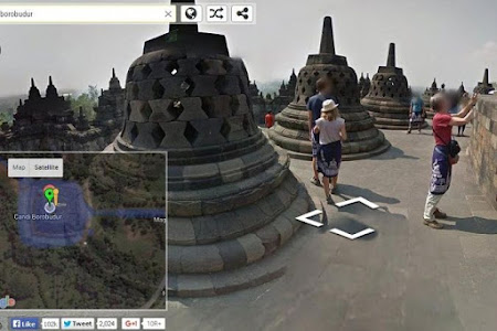 Candi Borobudur Kini Bisa Dijelajahi Lewat Google Street View