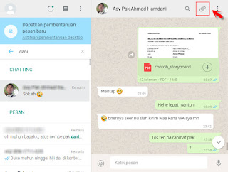 Trik Cepat Transfer atau Memindahkan file  Trik Cepat Memindahkan file / data dari pesan WhatsApp ke Komputer PC atau laptop