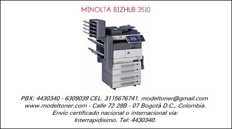 MINOLTA BIZHUB 3510