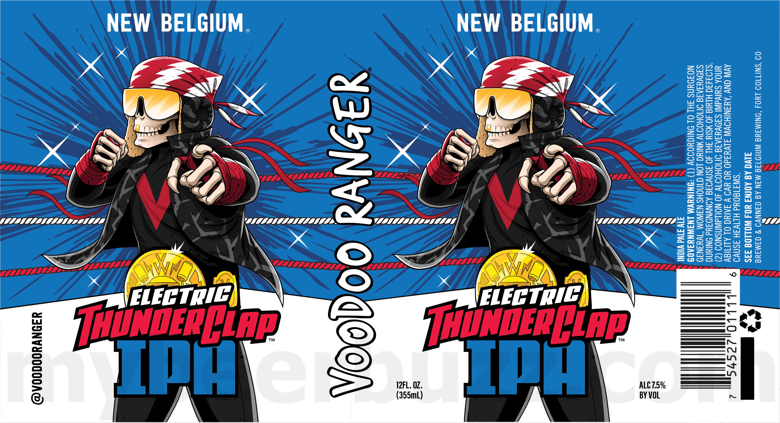 New Belgium Working On Voodoo Ranger Electric Thunderclap IPA & Voodoo Ranger Blaze Lightning IPA