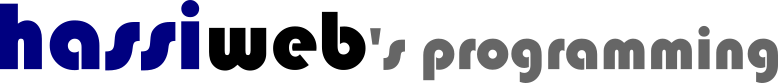 hassiweb's programming