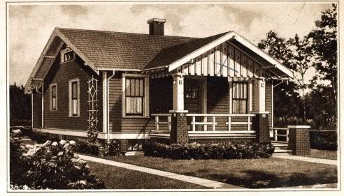 Sears Dundee from the 1928 Modern Homes catalog @ Sears Homes of Chicagoland