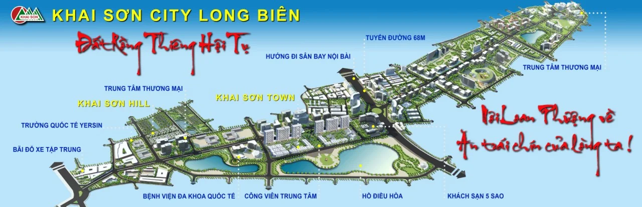 Phối cảnh tổng thể dự án Khai Sơn City