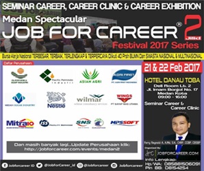 Job For Career Festival 2017 Series di Hotel Danau Toba 