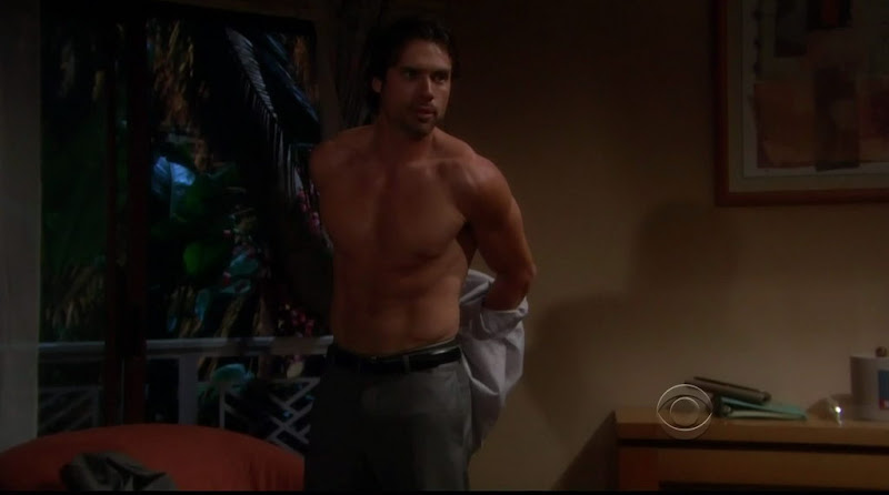 Joshua Morrow Shirtless on Young and the Restless 20110413