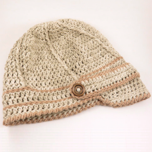 Baby Newsboy Hat - Free Pattern 