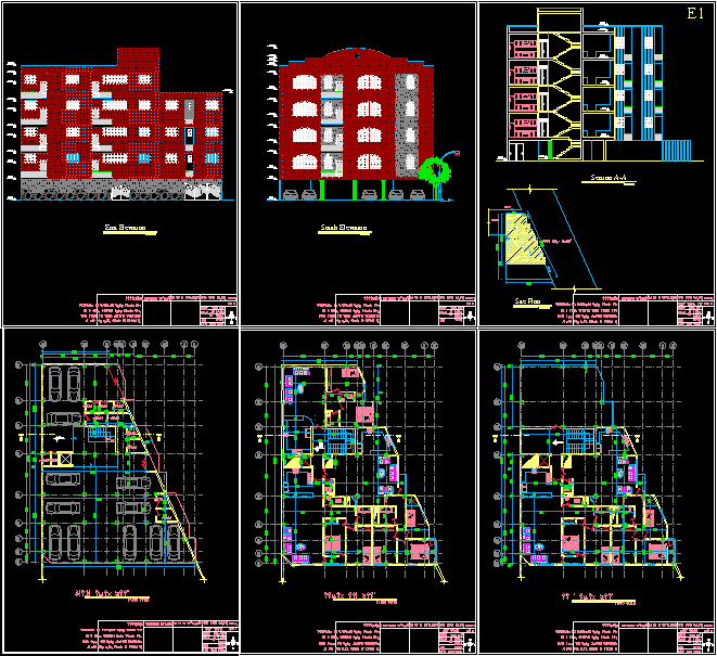 Apartment Plans Cad