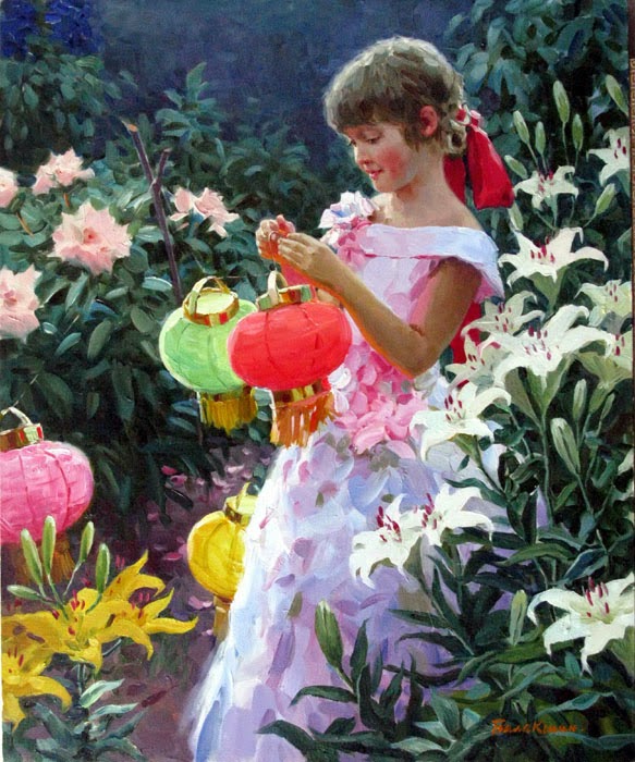 Children Paintings by Russian Figurative Painter "Eugeni Balakshin" | 1962