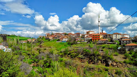 Köy manzarası resmi