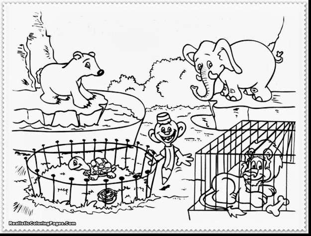 Excellent Zoo Animal Coloring Pages With Baby Animals Coloring Pages