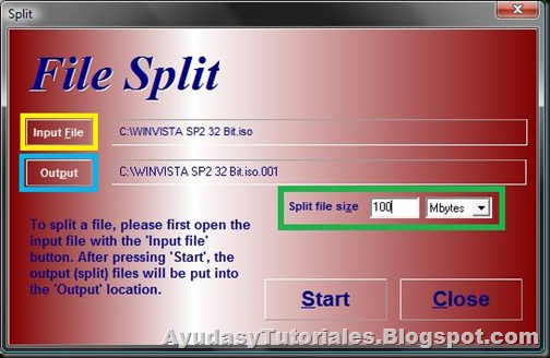 File Split - HJSplit