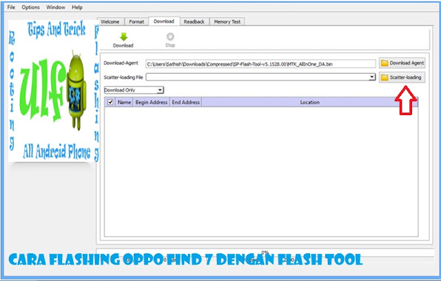 Cara Flashing Oppo Find 7 Dengan Flash Tool