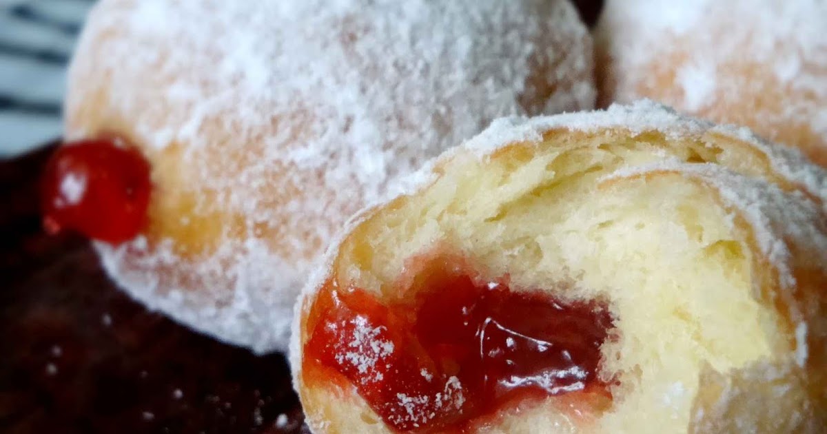 Cara Membuat Donat Isi Selai Raspberry  Ocim Blog 