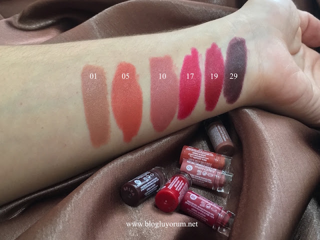 golden rose velvet matte mini kapsül 1 swatch