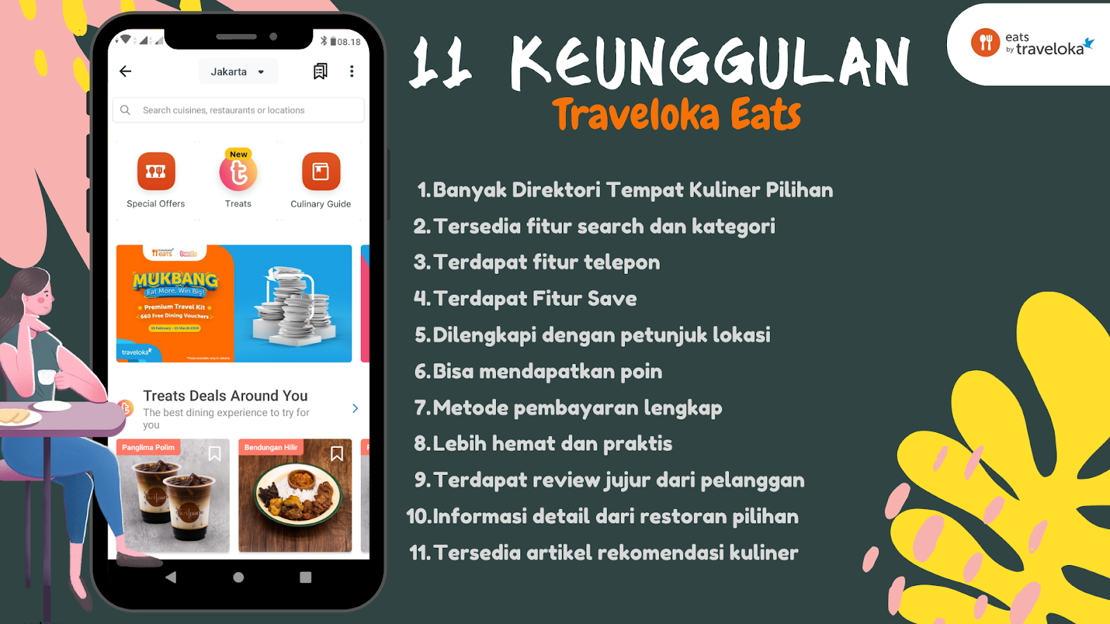 Keunggulan Traveloka Eats