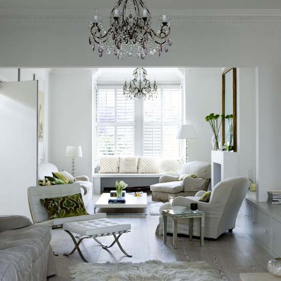 White Living Room Ideas