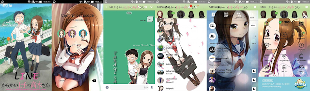 Download Tema Line Anime Kakarai Jouzu no Takagi-san