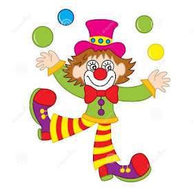 clown juggling