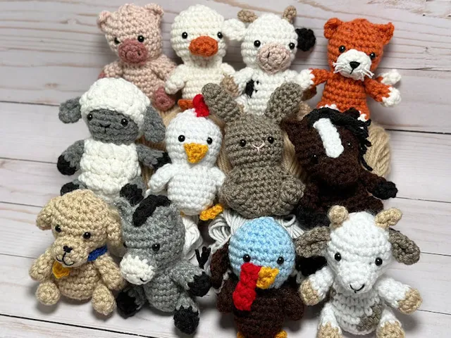 crochet farm animals