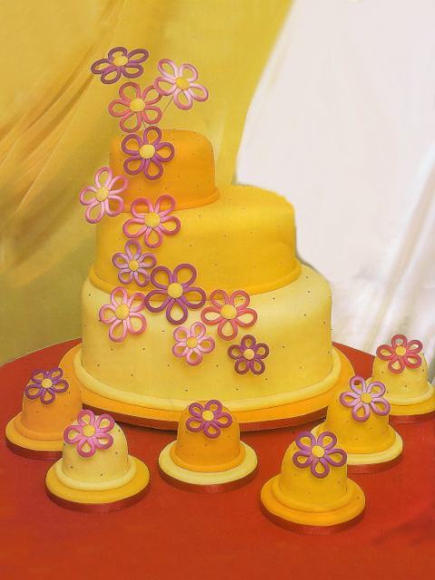 Amazing Yellow Wedding Cake Ideas Image Cakes For Wedding