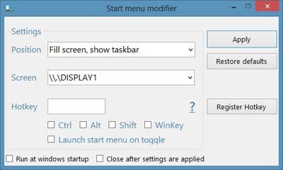 Menampilakn taskbar saat start up windows 8