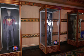 The Marvels movie costume exhibit
