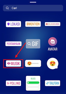 5. Cara Menambahkan Musik di Story Instagram Android