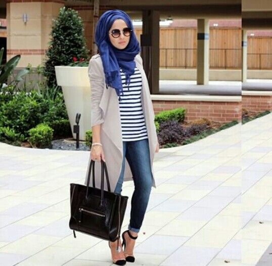 Style Hijab  Dengan Celana  Jeans 