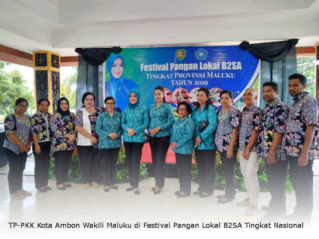 TP-PKK Kota Ambon Wakili Maluku di Festival Pangan Lokal B2SA Tingkat Nasional