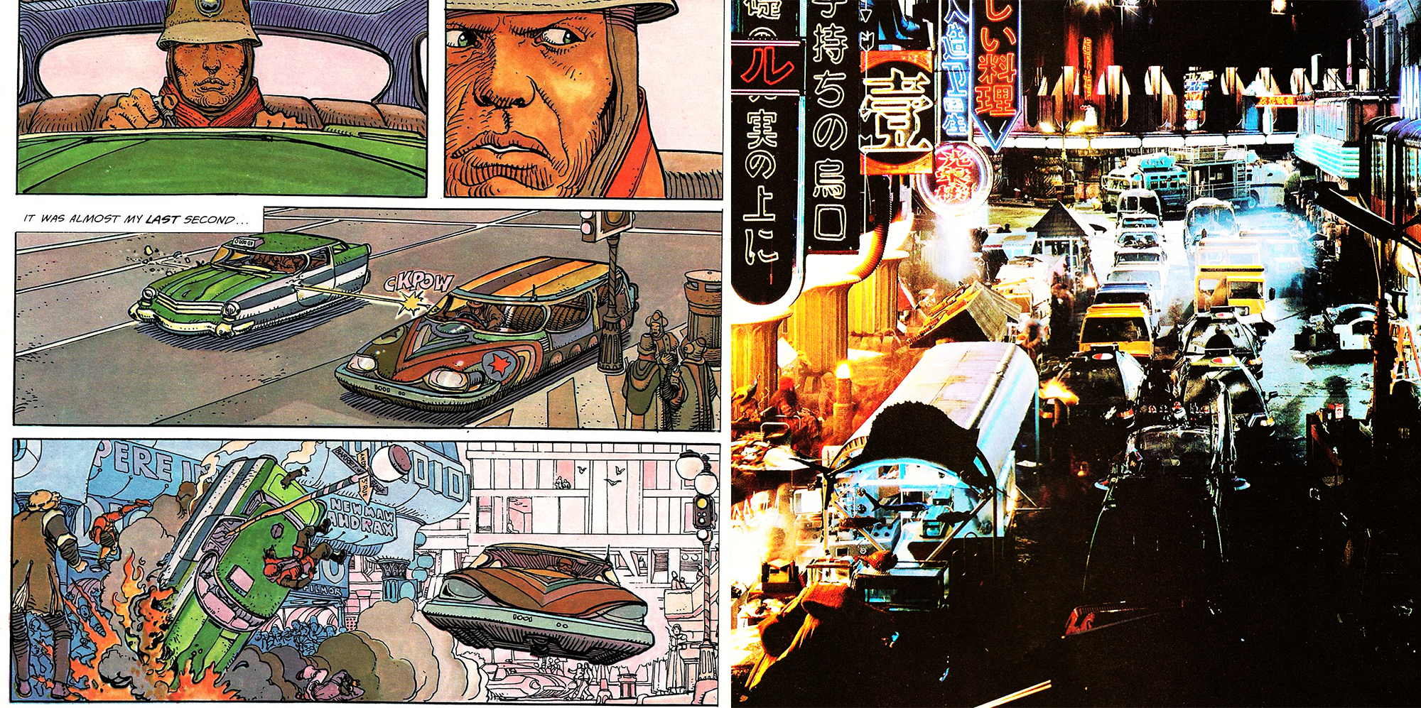 Cyberpunk: Moebius, Blade Runner, Akira, Neuromante