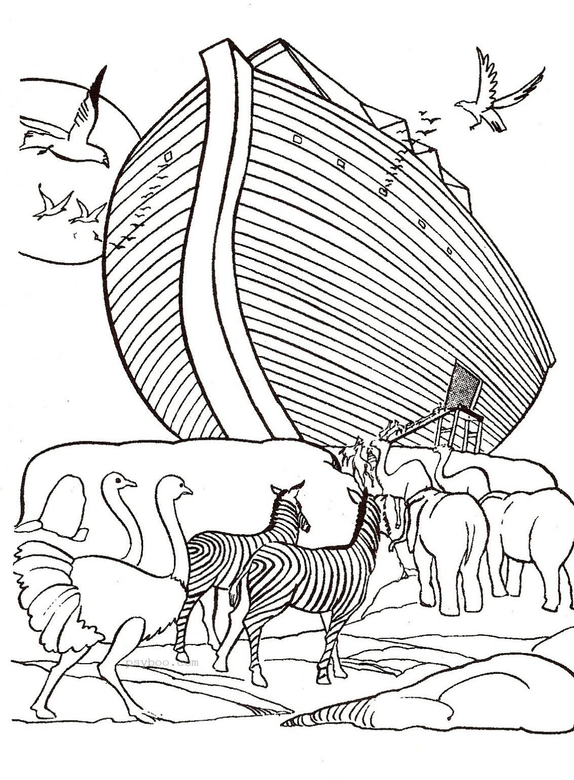A Arca de Noé: Uma Aventura para Colorir