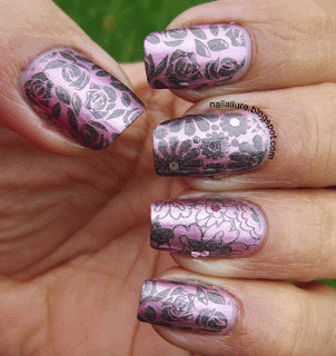 Stamping over a holographic base