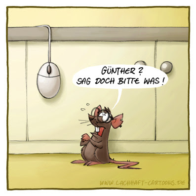 Computer Maus Büro schwarzer Humor erhängt Brille Cartoon Cartoons Witze witzig witzige lustige Bildwitze Bilderwitze Comic Zeichnungen lustig Karikatur Karikaturen Illustrationen Michael Mantel lachhaft Spaß