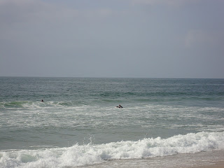 Samouco Beach sea surfers photo - Leiria - Portugal