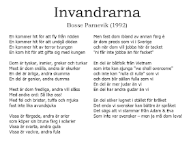 Invandrarna av Bosse Parnevik (1992)