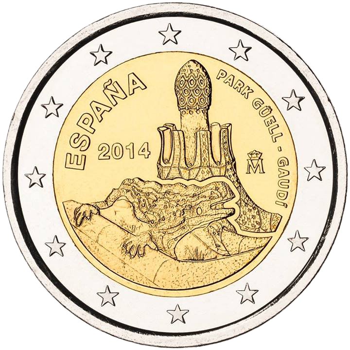 2 euro Spain 2014