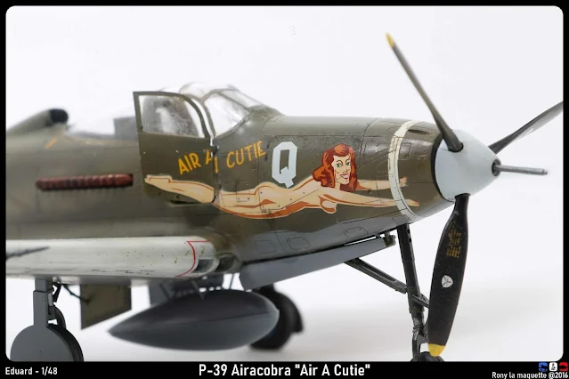 Maquette du P-400 Airacobra "Air A Cutie" d'Eduard au 1/48.