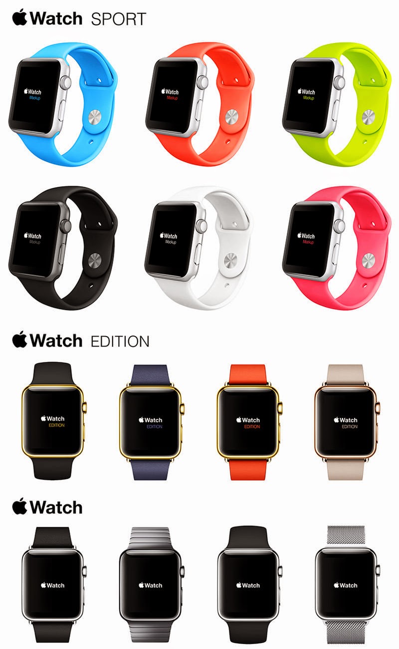 Apple Watch Mockups Kit 